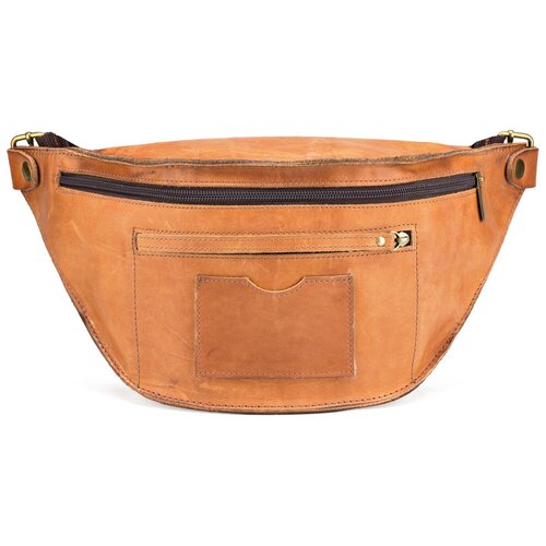 фото Кожаная сумка на пояс "клайд" . кожинка. мастерская сумок кожинка