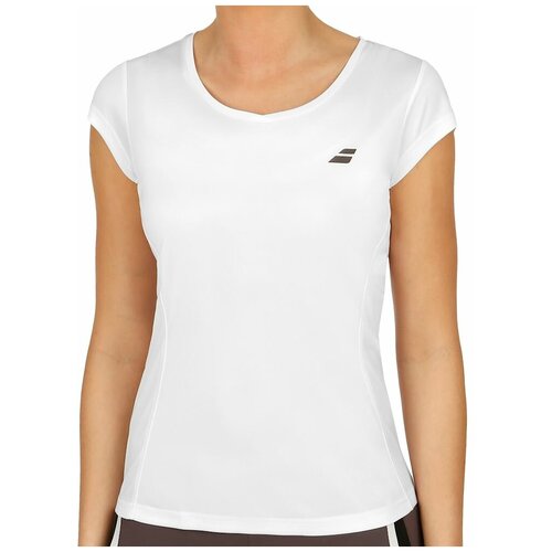 Теннисная футболка Babolat для девочек, размер 10 - 12, белый
