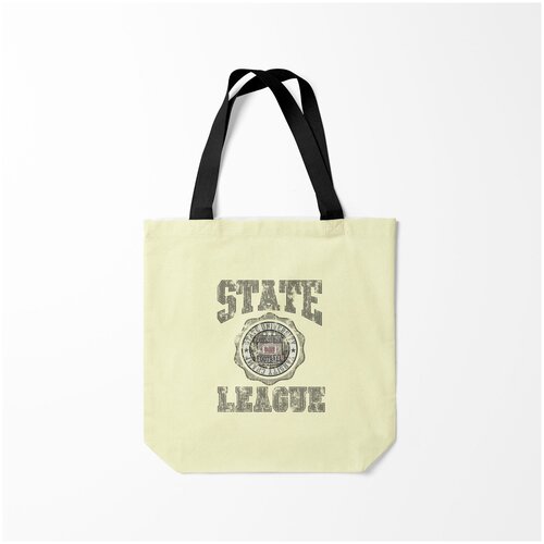 фото Сумка-шоппер / 40х40 см / разное спортивное / американский футбол state league burnettie