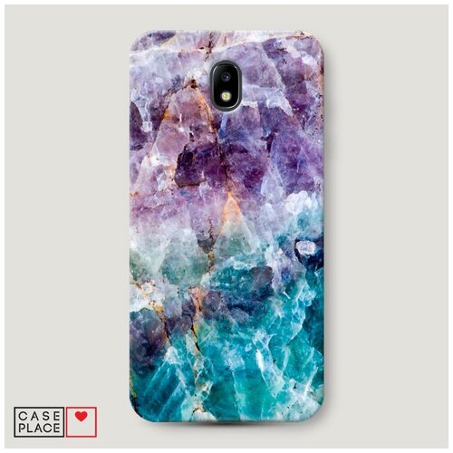 фото Чехол пластиковый samsung galaxy j5 2017 разноцветный мрамор case place