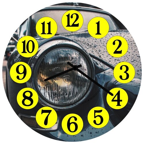 фото Svs настенные часы svs 3002000 ретро-фара