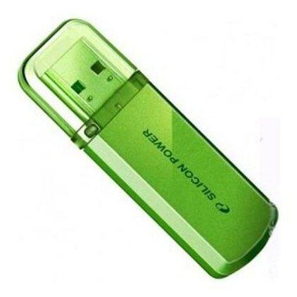 Внешний накопитель 16GB USB Drive Silicon Power Helios 101 Green SP016GBUF2101V1N