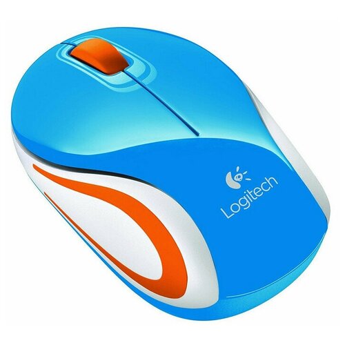 Мышь компьютерная Logitech 910-002733 Wireless Mini Mouse M187 синий 249000₽