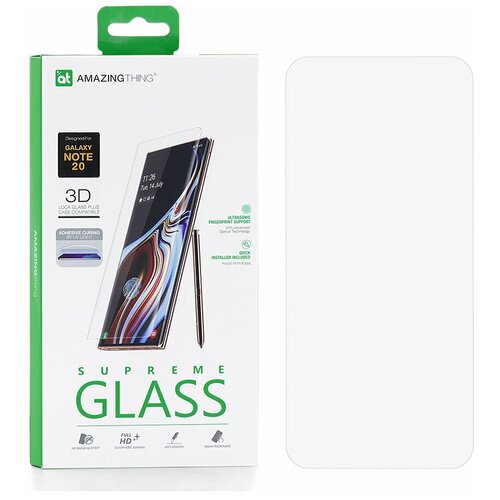 фото Защитное стекло для samsung galaxy note 20 amazingthing supremeglass uv-full glue 3d / с уф клеем / уф лампа / transparent 0.33 mm / противоударное стекло / защита дисплея / закалённое стекло / 9h glass / олеофобное покрытие / защита экрана для телефона / 9h стекло / полноэкранное стекло / толстое защитное стекло / защита от царапин / стекло для телефона / закаленное стекло / олеофобное стекло / защита экрана от трещин / защита от падений / уф стекло / полная проклейка / с уф клеем