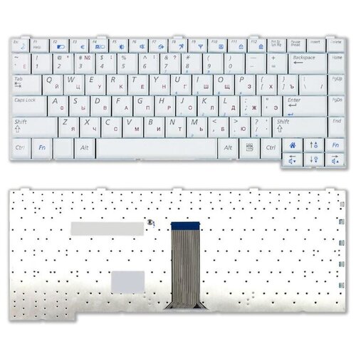 Клавиатура для ноутбука Samsung Q310 Q308 белая 3341₽