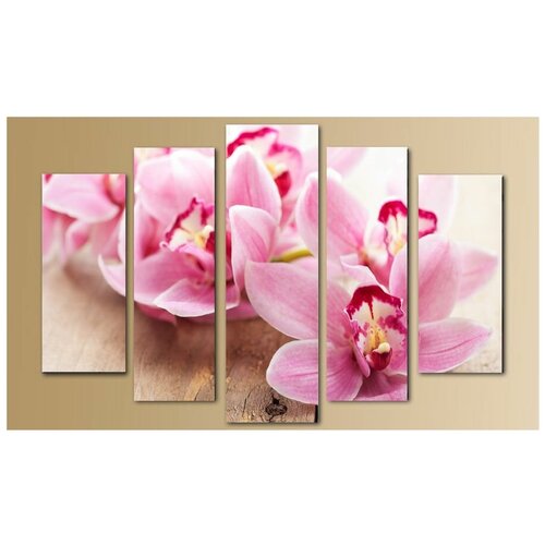 Модульная картина для интерьера / Картина на стену / Цветы / 