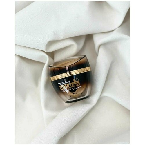 Farmstay Gold Snail Premium Cream Премиальный крем для лица с золотом и муцином улитки