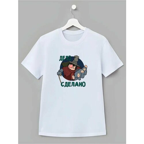 фото Футболка каждому своё, размер 122, белый