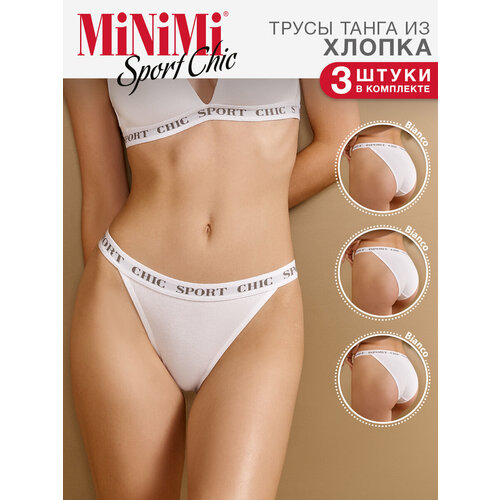 трусы minimi 3 шт размер 42 xs белый Трусы MiNiMi, 3 шт., размер 42(XS), белый