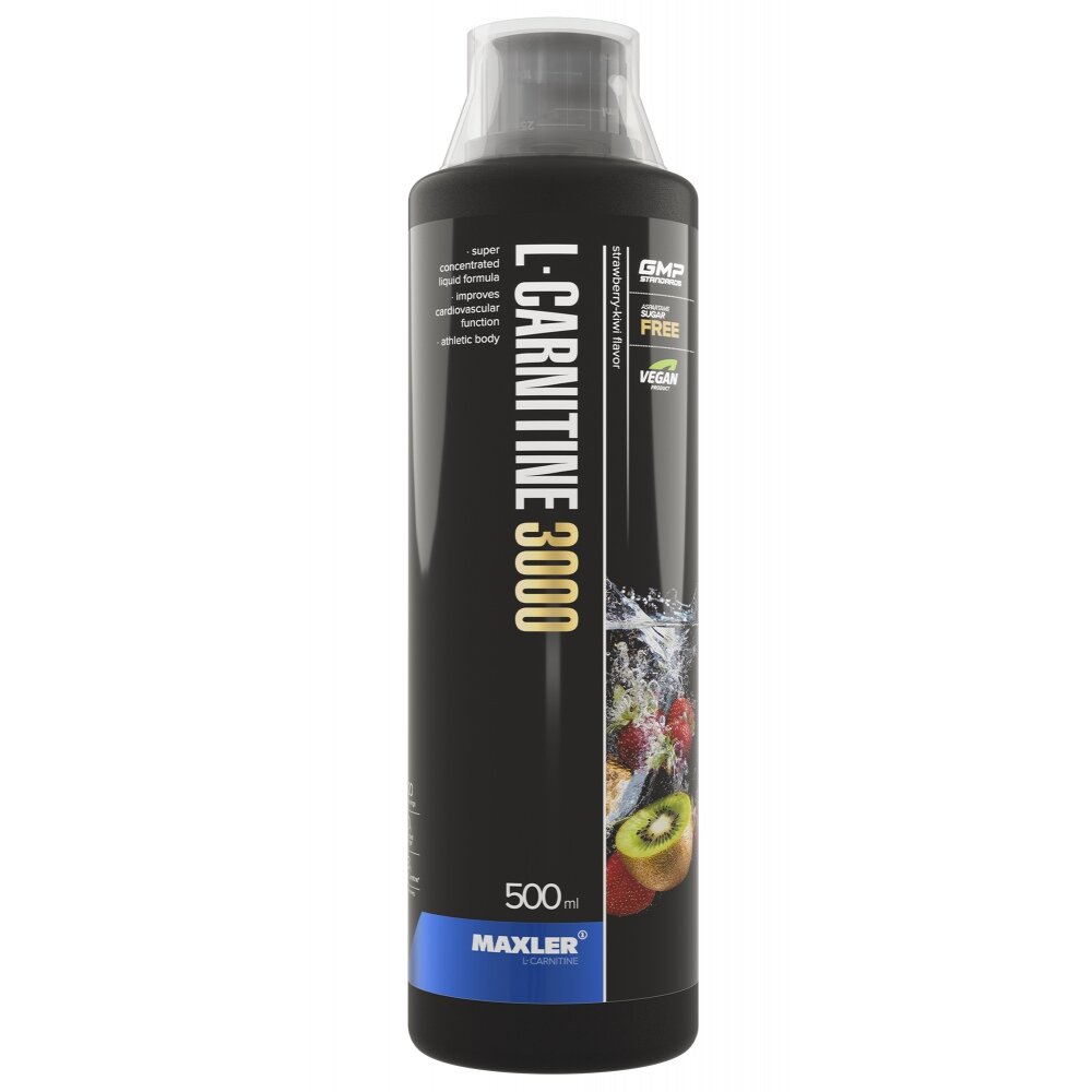 L-Carnitine 3000, 500 мл, Strawberry Kiwi / Клубника Киви