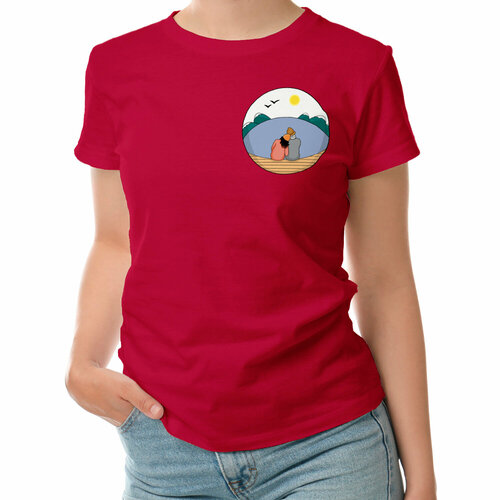 фото Футболка roly, размер xl, красный