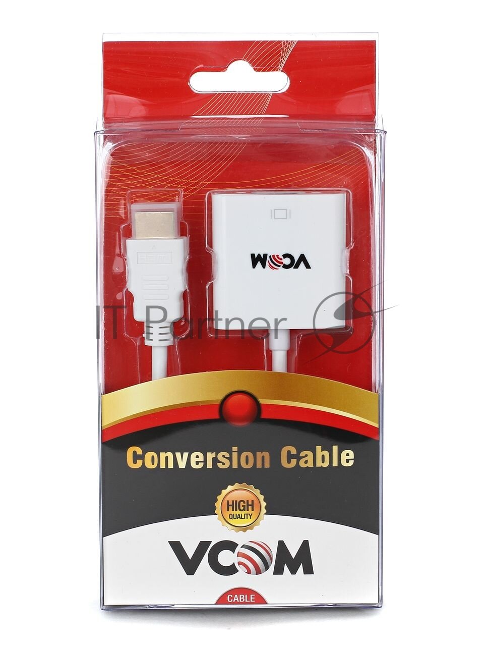Переходник HDMI(M)-VGA(F) 0.1м VCOM CG558 VCOM Telecom - фото №18