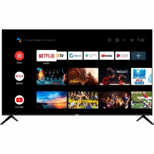 Телевизор Haier 50 Smart TV S1, 4K Ultra HD, черный