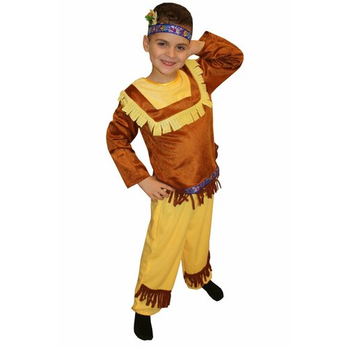 Карнавальный костюм детский Индеец нетландии LU8001 InMyMagIntri 98-104cm