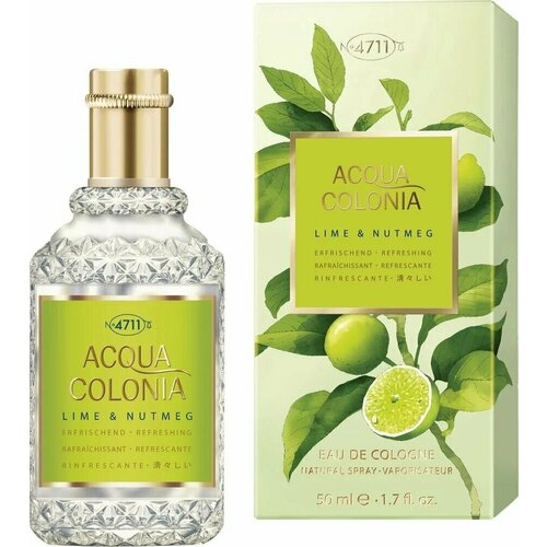 4711 одеколон Acqua Colonia Lime & Nutmeg, 50 мл