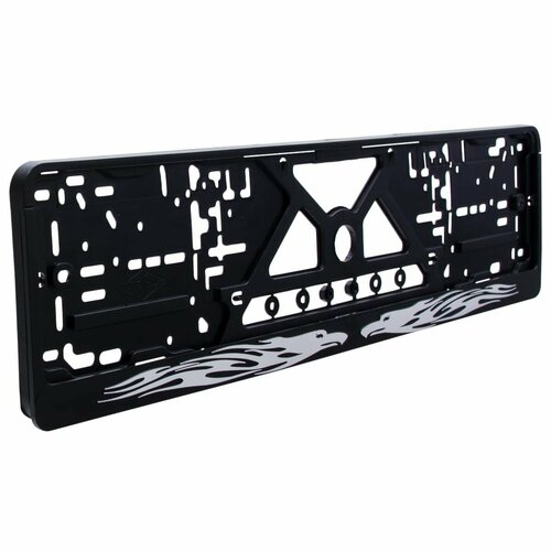 Авторамка рамка для номера Два Орла рельеф серебро 12030008 2 штуки 750₽