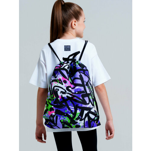 Сумка-мешок для девочки PlayToday размер 4838 см черный 458₽