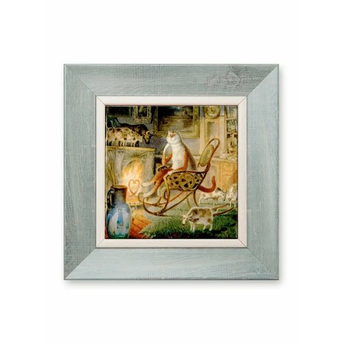 Картина в подарочной упаковке с Питерскими котами