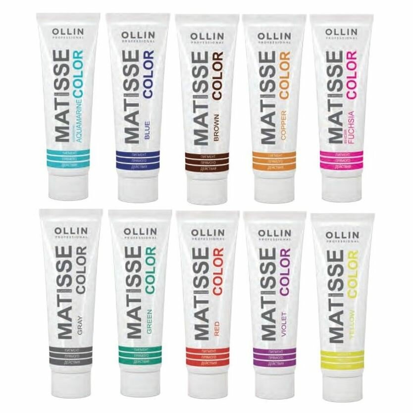 фото Краска для волос Ollin Professional Color Matisse Color, Пигмент прямого действия, Brown