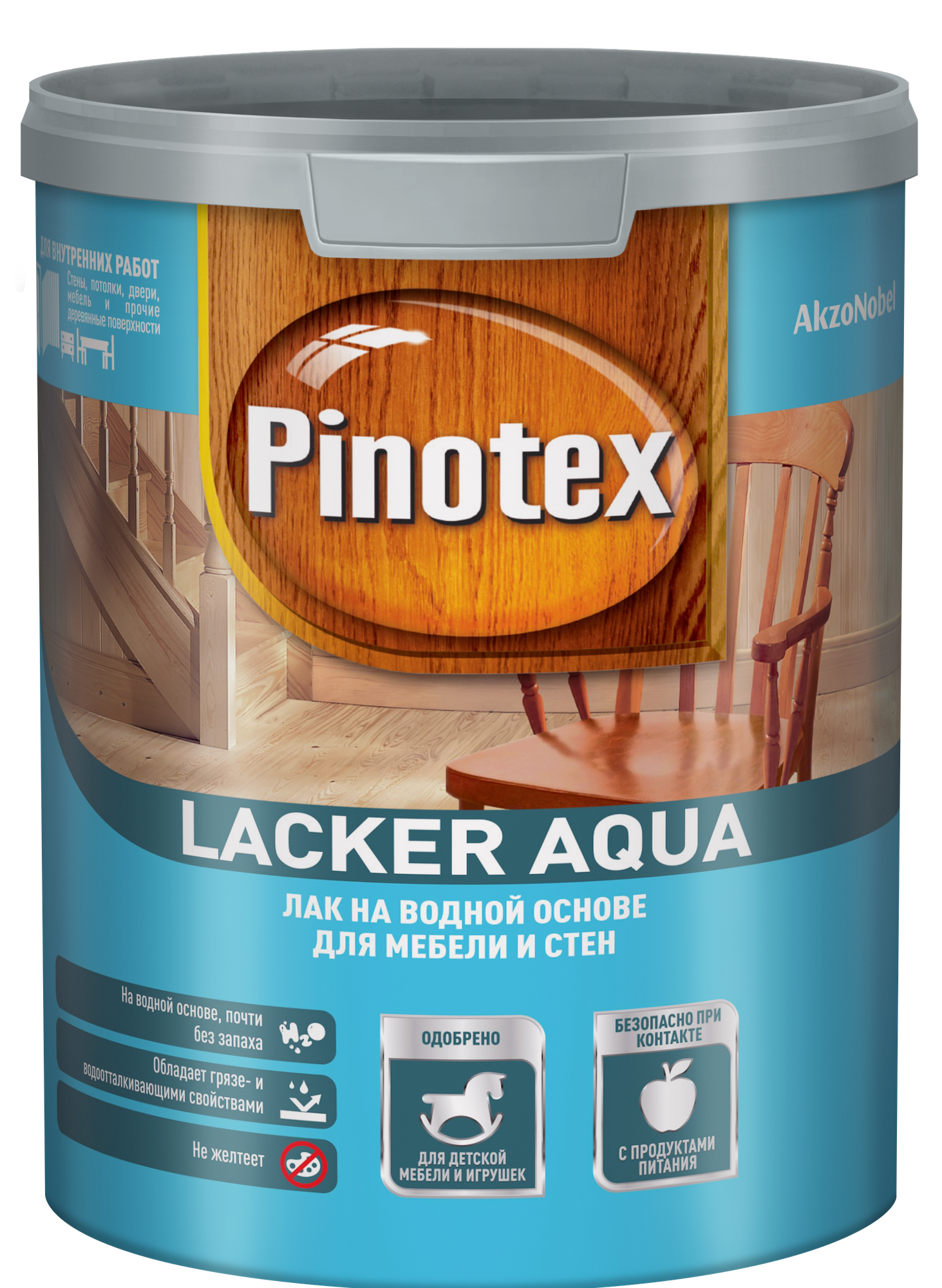 Лак для стен на водной основе Pinotex LA 10 цвет прозрачный матовый 1 л
