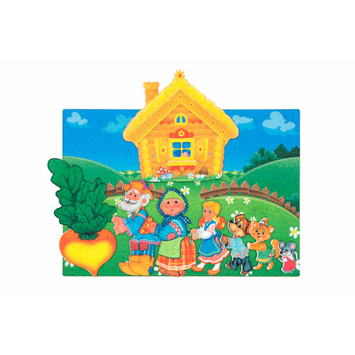 Развивающая игра из фетра на липучках по сказке 