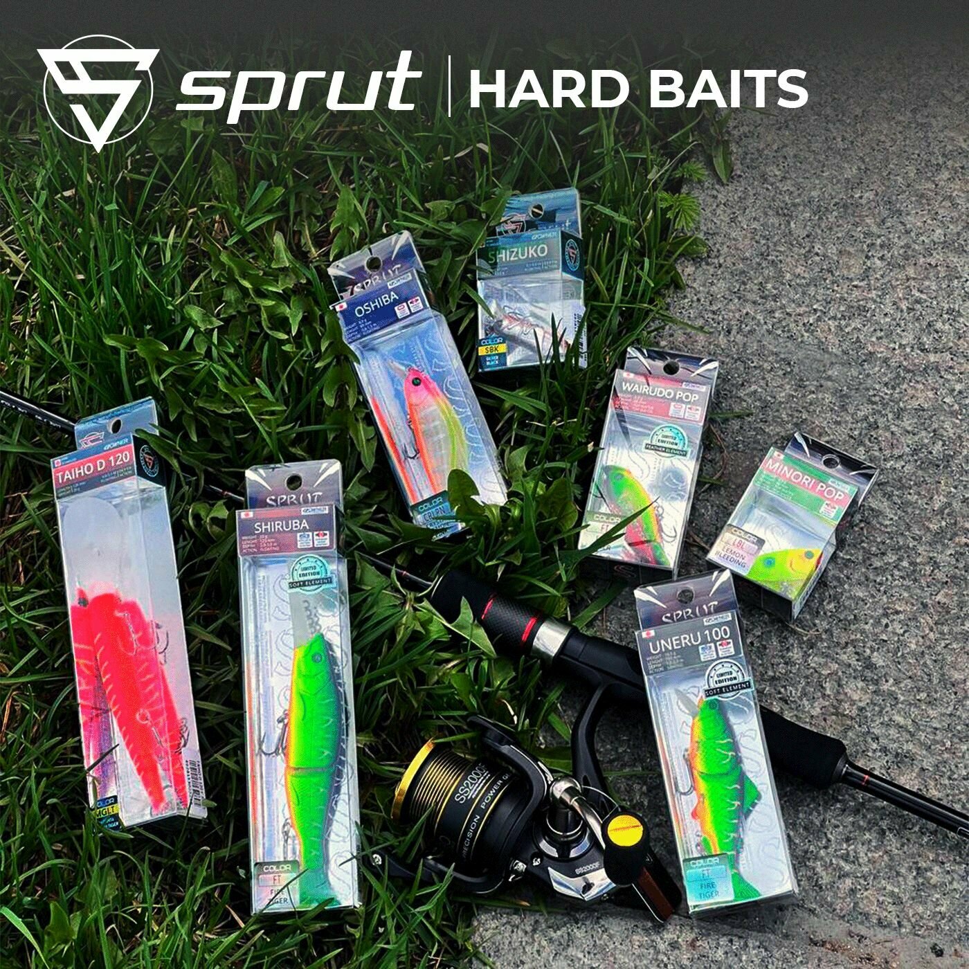 Воблер Sprut Himono D Floating/55mm/13,5g/2-3m/SJPBL — фото 1