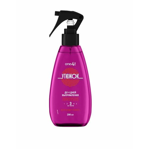 Спрей для волос One4Me выпрямляющий утюжок 200мл 1015₽