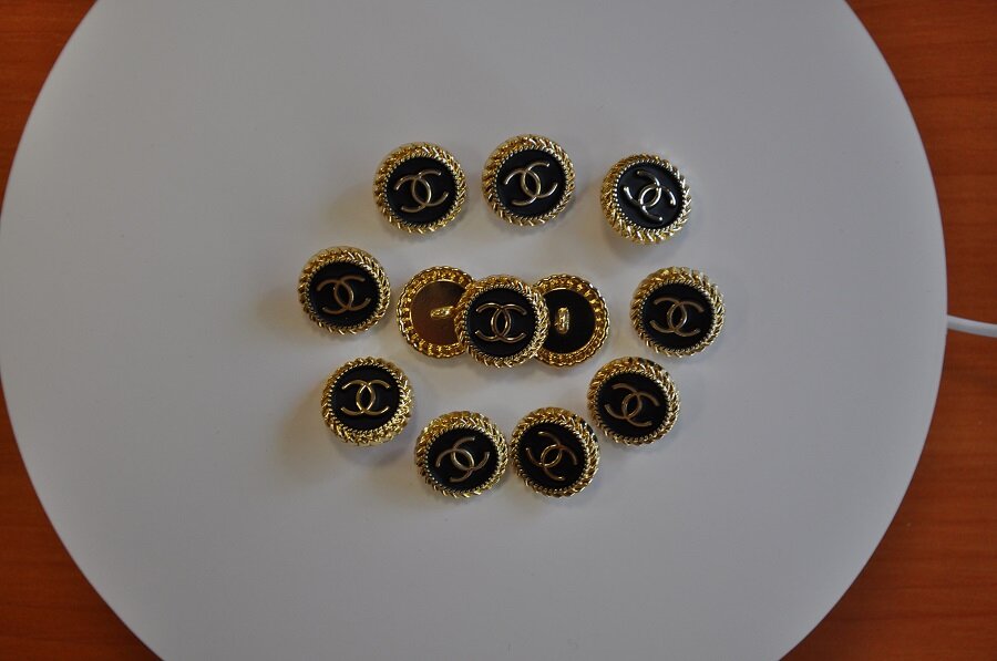 Пуговица Chanel, 20мм, 1шт,...