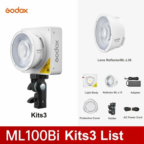 Godox ML100Bi двухцветная светодиодная лампа kits3 18327₽