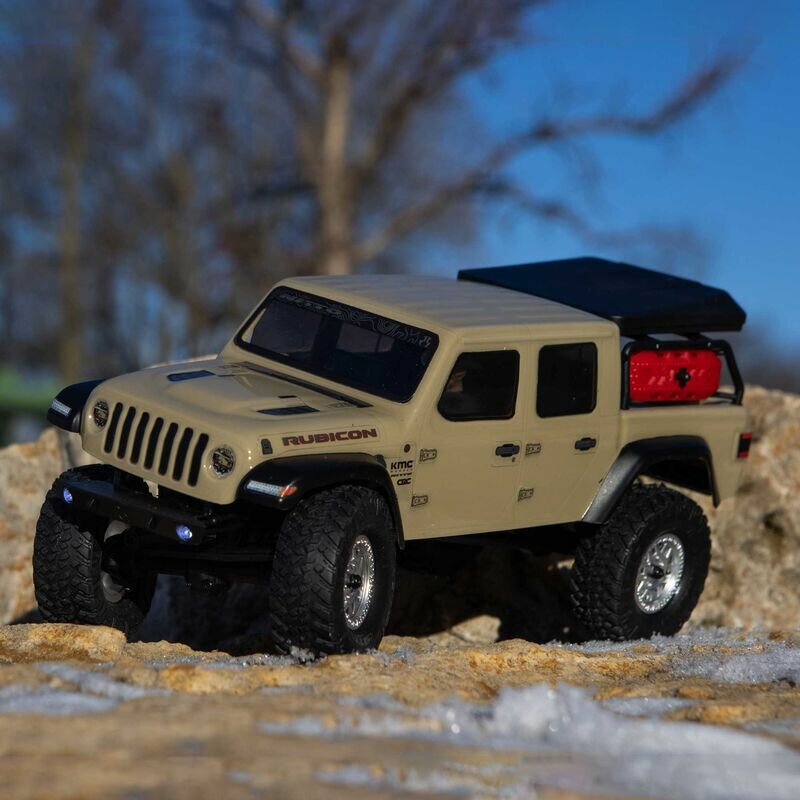 AXIAL SCX24 AXI00005 4X4 4WD 2.4GHz RTR 1/24 RC Электрическая дистанционно управляемая модельная машина, рок-кроулер, щеточный мотор, игрушка для взрослых и детей