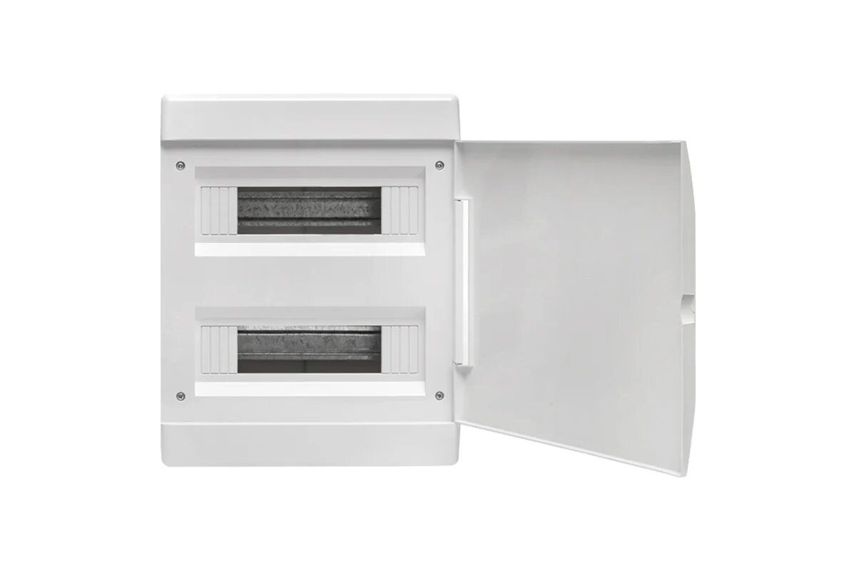 Щит ЩРВ-П-24 IP41 бел. дверца (пром. упак.) Basic EKF pb-v-24w-bas