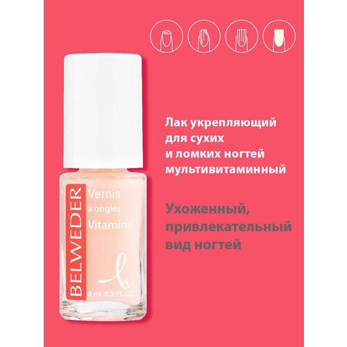 Лак укрепляющий для сухих и ломких ногтей мультивитаминный 460₽