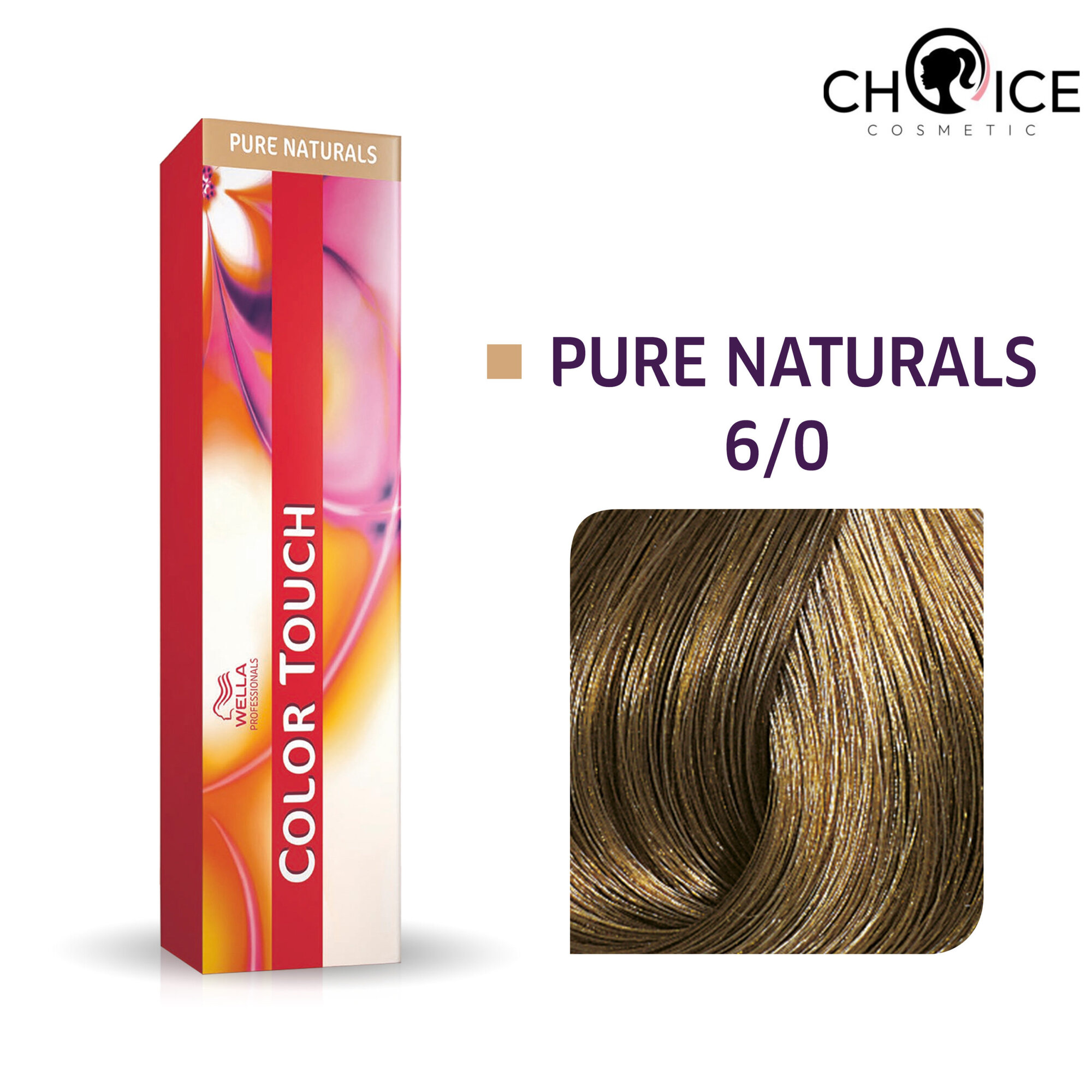 Wella Professionals краска для волос Color Touch 6/0 темный блонд, 60 мл