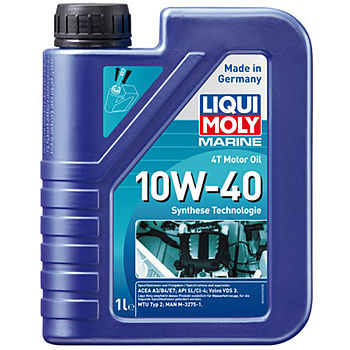 Масло моторное LIQUI MOLY Marine 4T Motoroil 10W40 1л 25012/1236 Синтетика