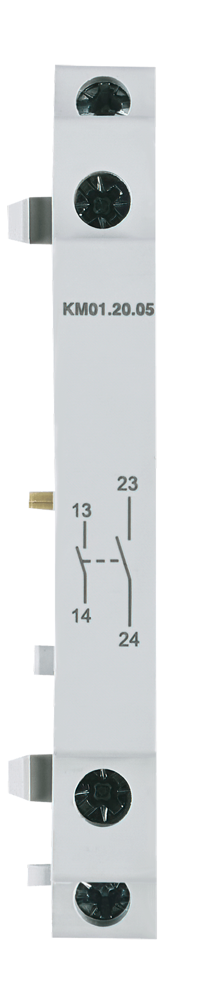 Вспомогательные контакты для KM1, 2НО, 5А, релеон, KM01.20.05 — фото 1