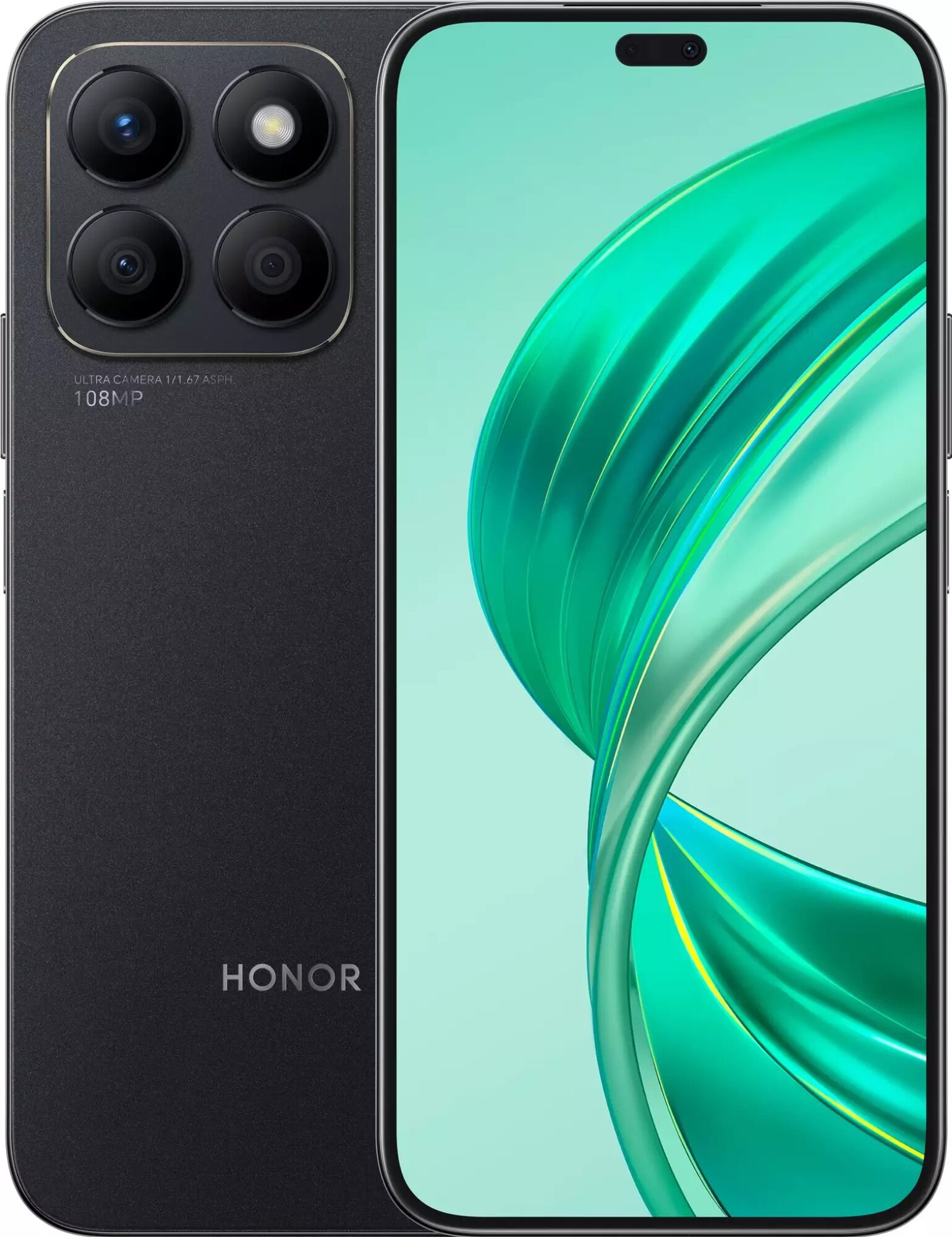 Мобильный телефон Honor X8b 8/256 ГБ RU, полночный черный