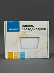 Встраиваемая светодиодная панель Apeyron 15Вт, 4500К, 06-30