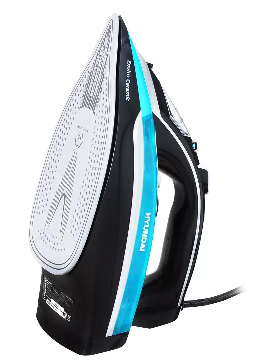 Утюг H-SI01336 2800Вт черный/голубой — фото 1