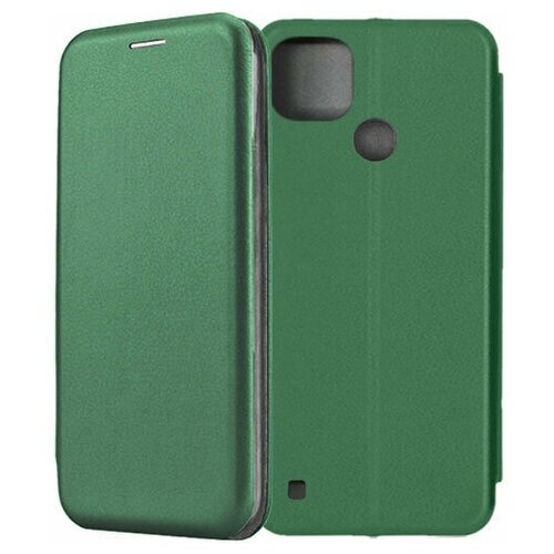 Чехол-книжка Fashion Case для Realme C21Y зеленый чехол книжка fashion case для realme c35 золотой