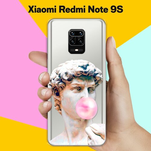 Силиконовый чехол Давид на Xiaomi Redmi Note 9S силиконовый чехол на xiaomi redmi note 9s сяоми редми нот 9s китайский дракон прозрачный