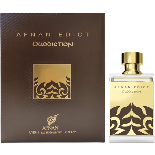 Afnan Perfumes Унисекс Edict Ouddiction Парфюмированная вода (edp) 80мл afnan perfumes унисекс tribute pink парфюмированная вода edp в коробке 100мл