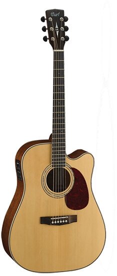 MR710F-NS MR Series Электро-акустическая гитара, с вырезом, цвет натуральный матовый, Cort