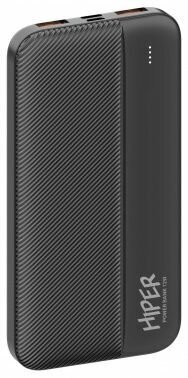 Портативный аккумулятор (Power Bank) HIPER SM10000 10000mAh 2.4A 2xUSB черный (SM10000 BLACK)