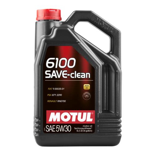 Моторное масло Motul 6100 Save-clean 5W-30 / 107968 (5л) .