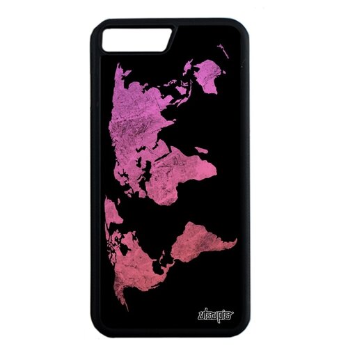 фото Чехол на телефон iphone 7 plus, "карта мира" земля материк utaupia