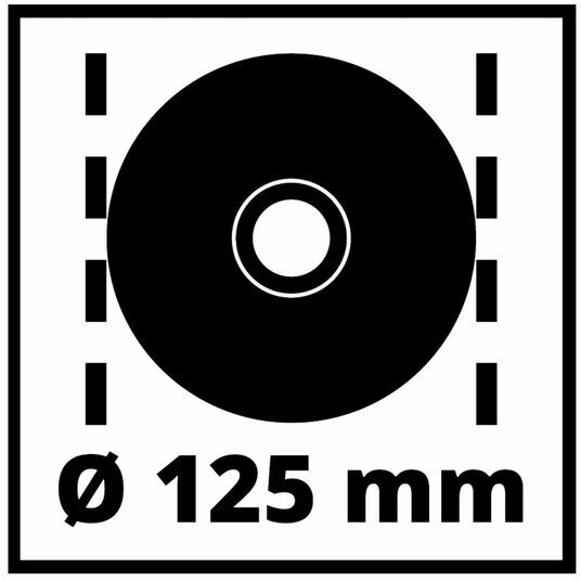 Шлифмашина угловая Einhell TC-AG 125/1, 800Вт, 125мм - фотография № 3