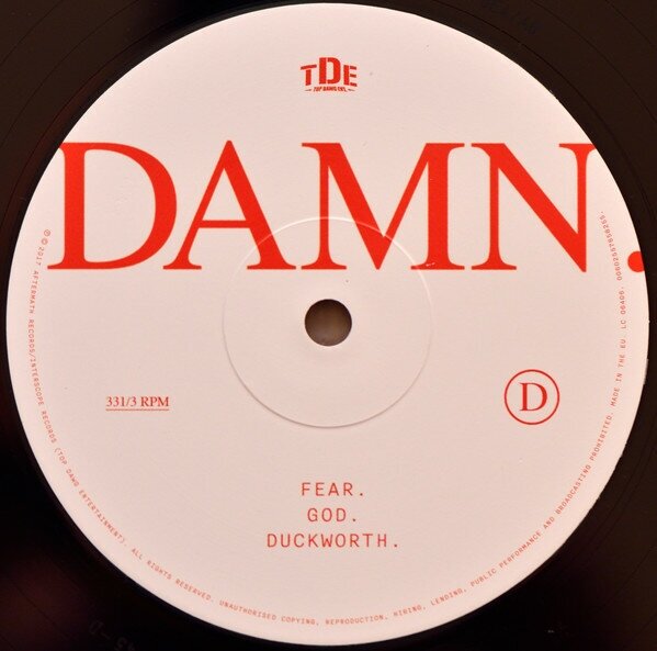 Kendrick Lamar Kendrick Lamar - Damn (2 LP) Interscope - фото №4