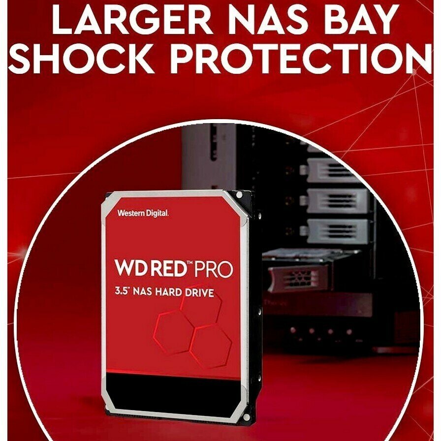 Жесткий диск WD Red Pro , 14Тб, HDD, SATA III, 3.5" - фото №5