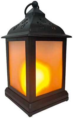 Светильник настольный Artstyle светодиодный, фонарь, с эффектом пламени свечи, черный (TL-952B)