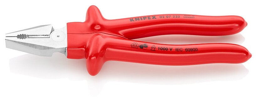 Плоскогубцы комбинированные особой мощности KNIPEX KN-0207225